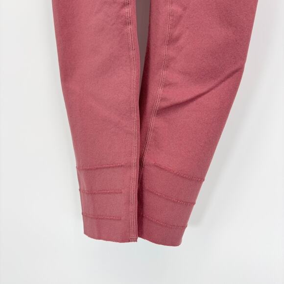 Fabletics SculptKnit Leggings S High Waisted Compression Cut Out Back Yoga Pink - Picture 4 of 7